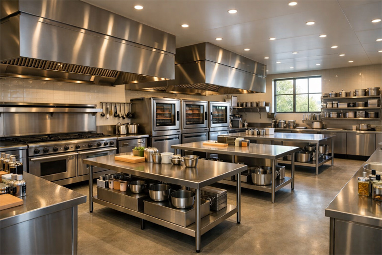 طراحی اصولی آشپزخانه صنعتی