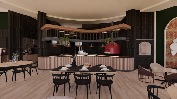 راه اندازی آشپزخانه صنعتی طراحی آشپزخانه صنعتی هتل رزنار تفت