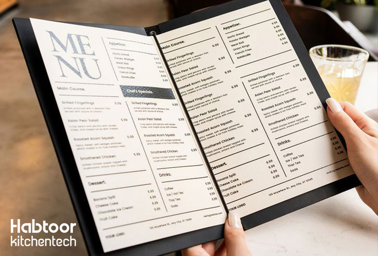 طرح توجیهی منو کافه