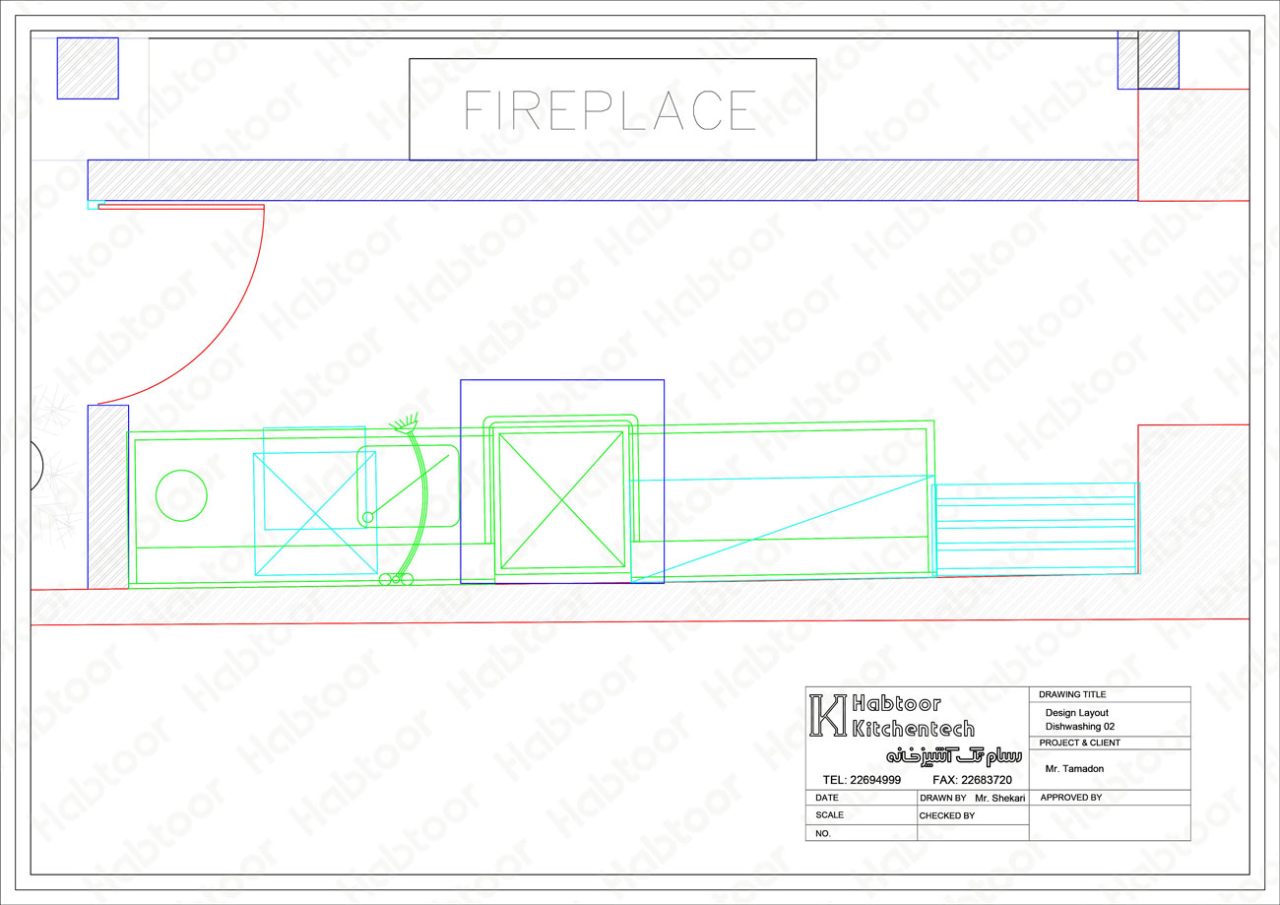 پلان کافه رستوران ماوا