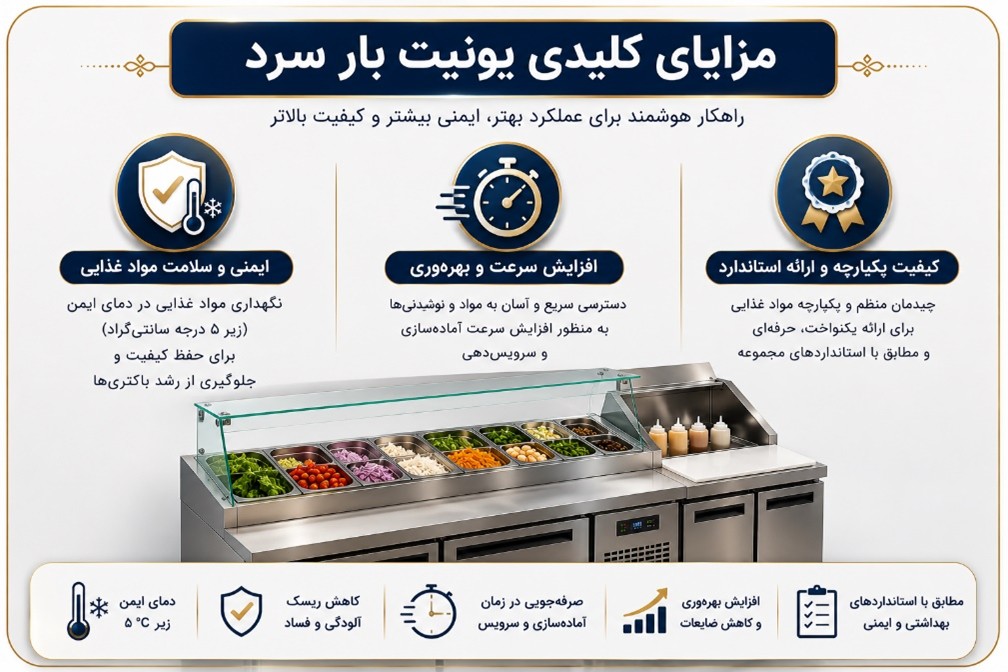 مزایای یونیت بار سرد